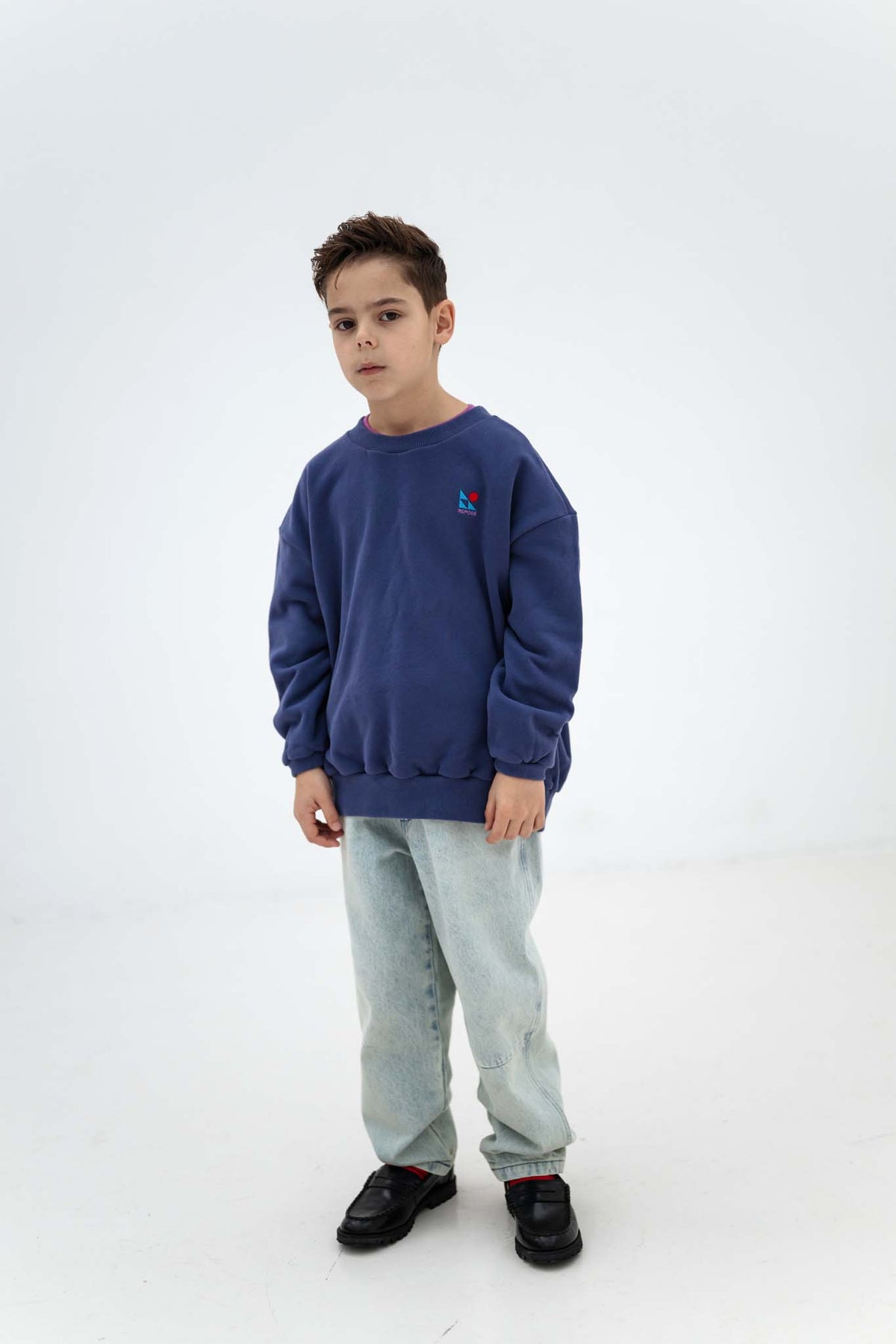 cozy drop sweater - eclipse blue