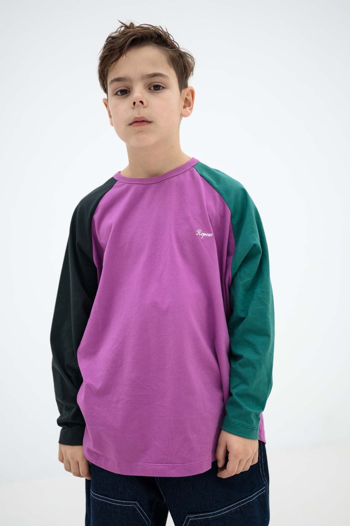 raglan long sleeve - colour block