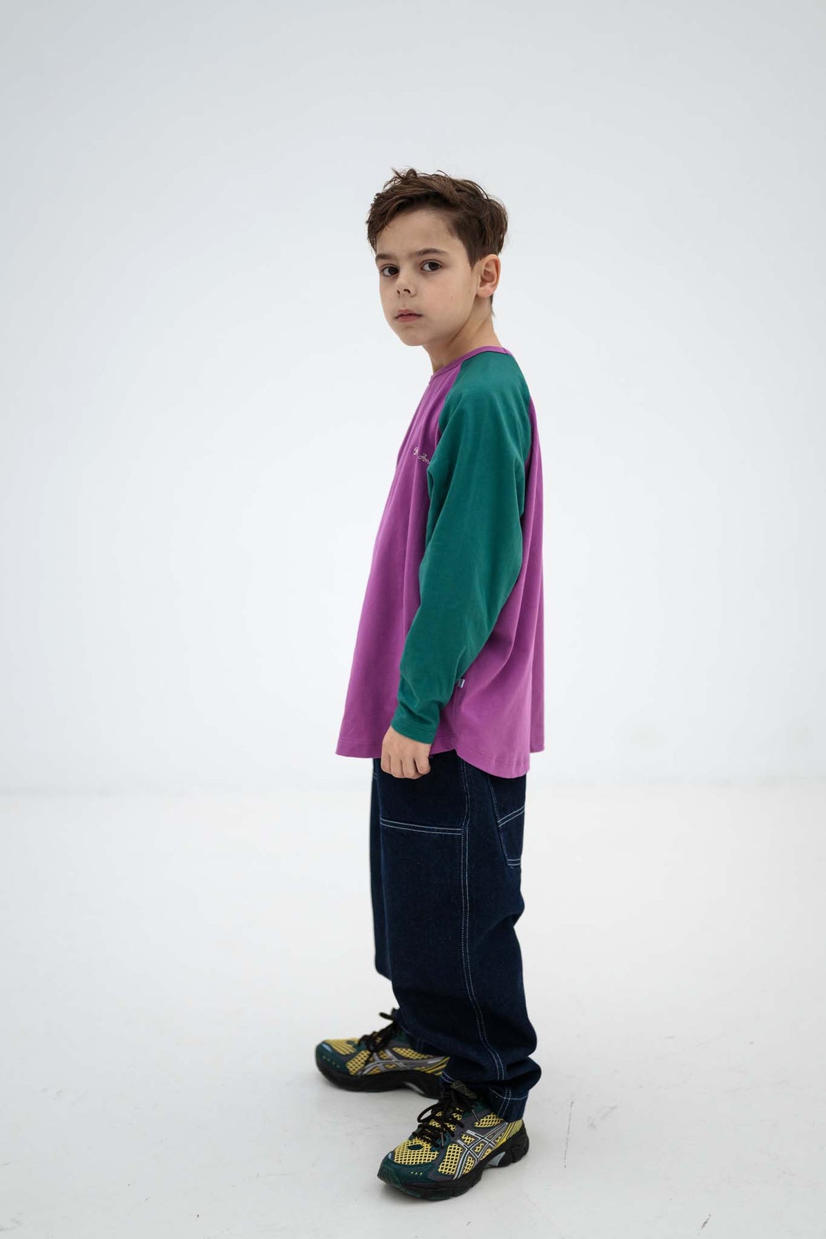 raglan long sleeve - colour block
