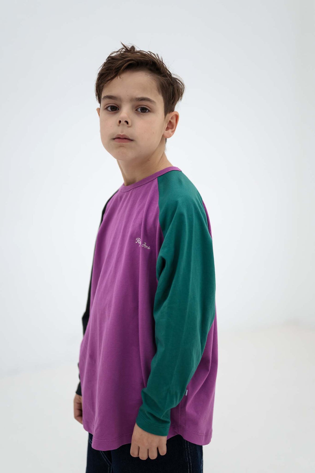 raglan long sleeve - colour block