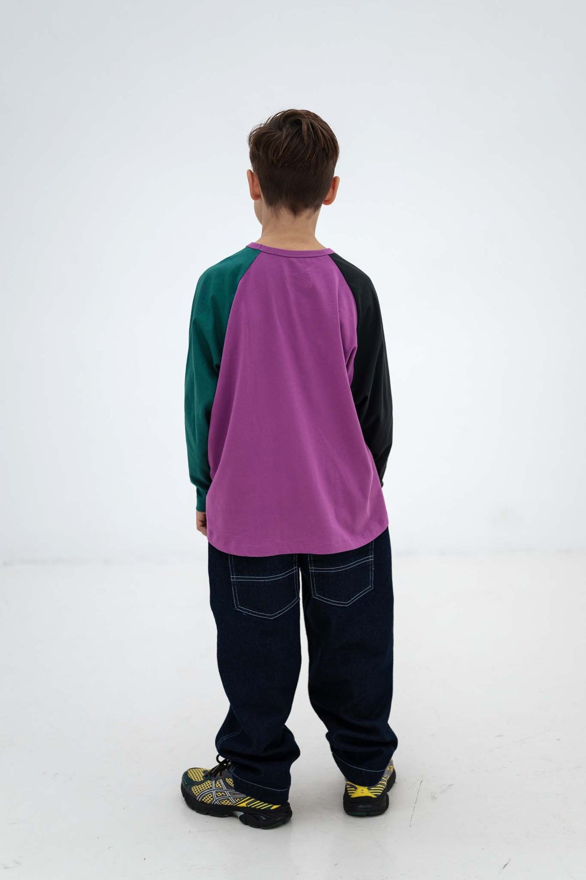 raglan long sleeve - colour block