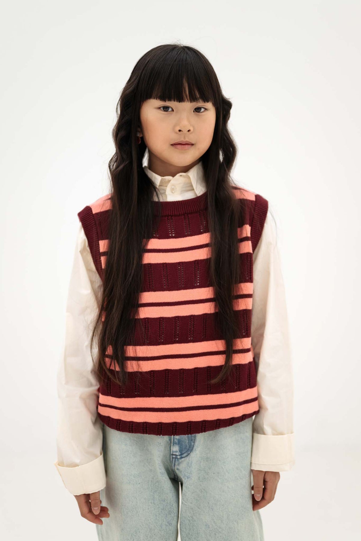 boxy blouse ls - vintage white