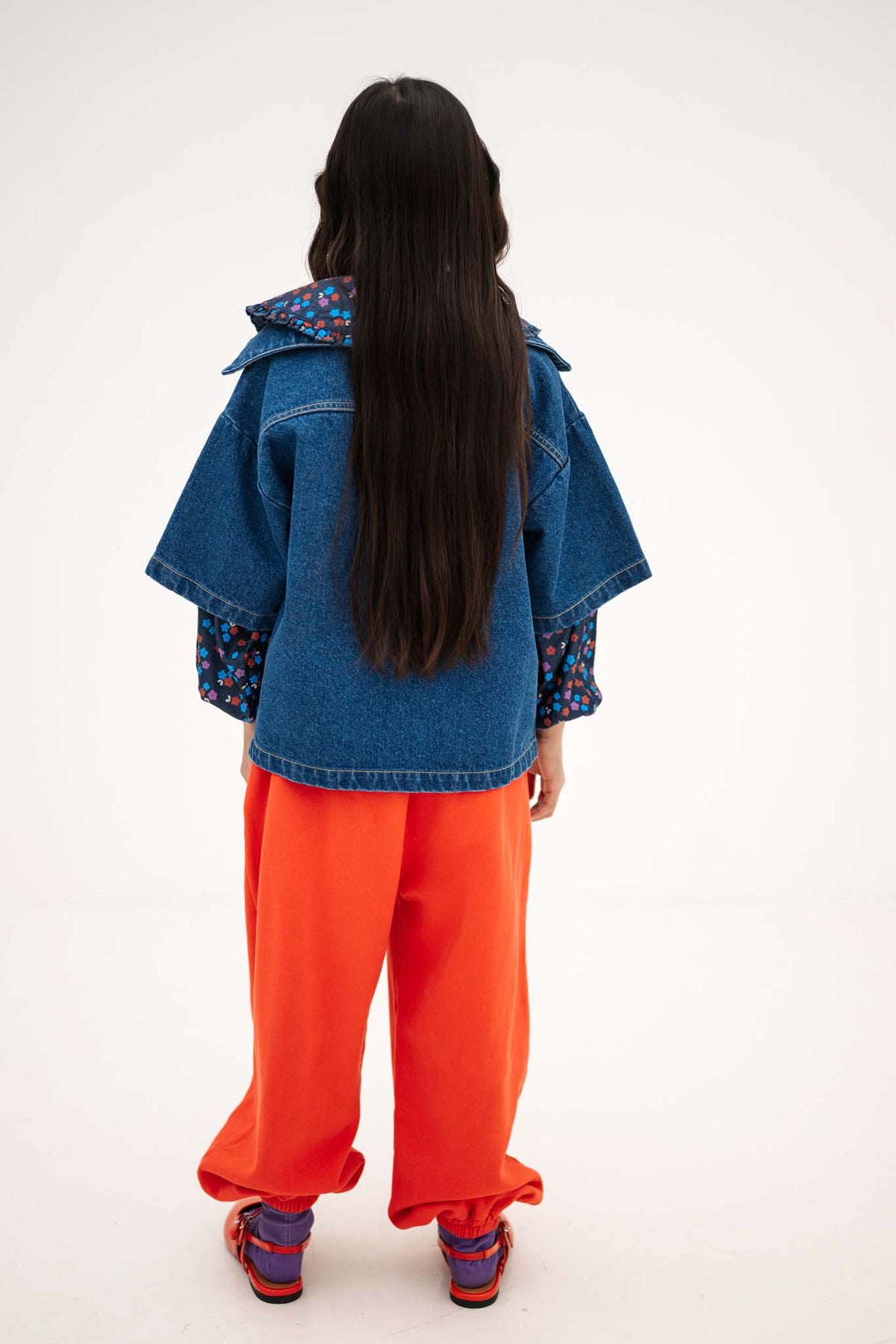 denim shirt - faded mid blue