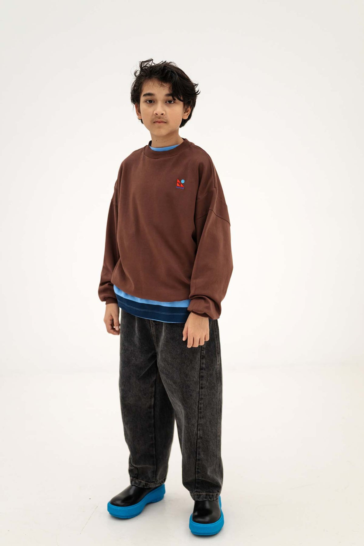 crewneck sweater - pure chocolate