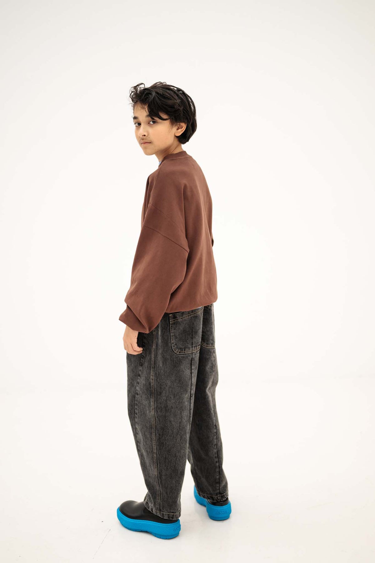 crewneck sweater - pure chocolate
