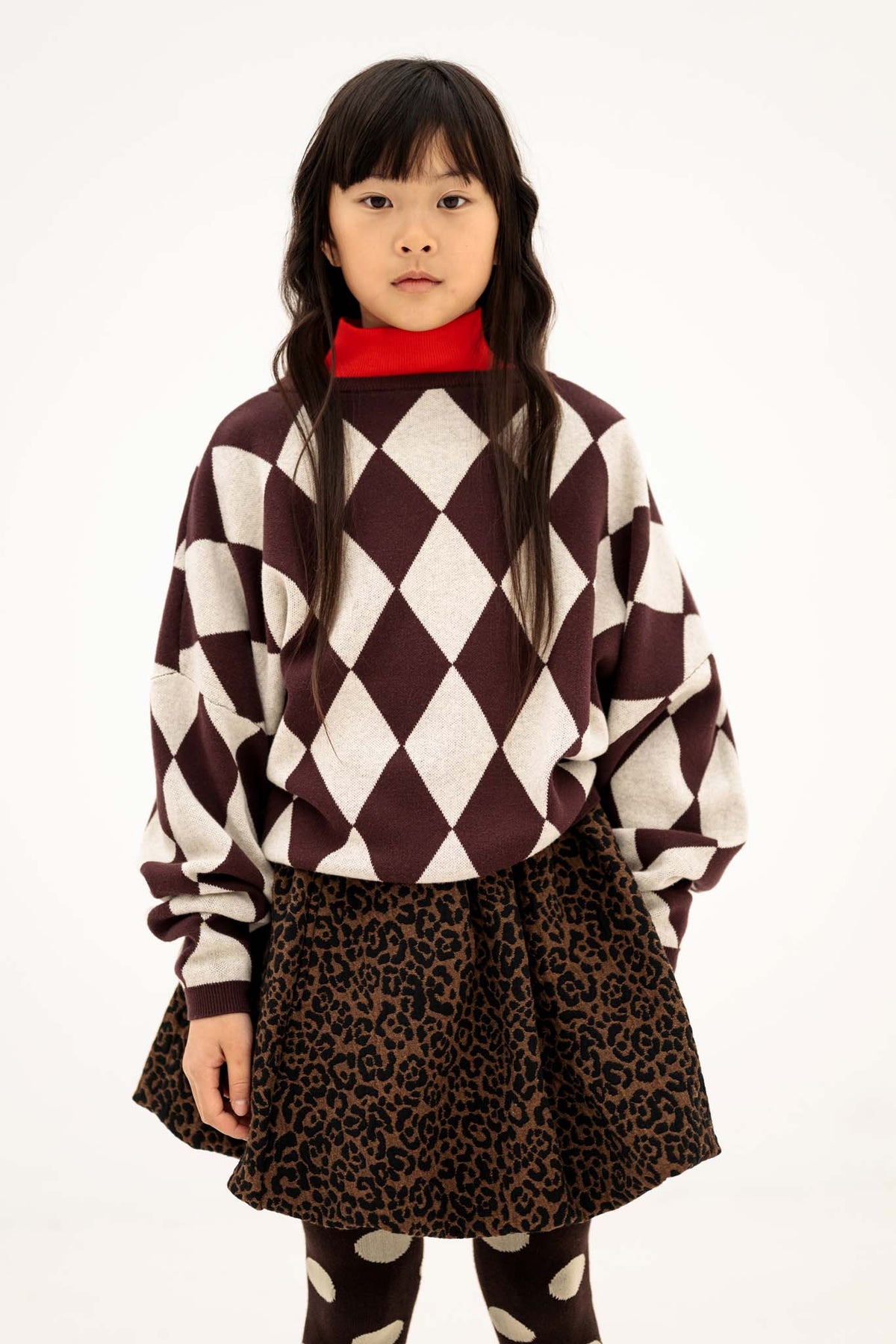 turtle neck - firecracker red