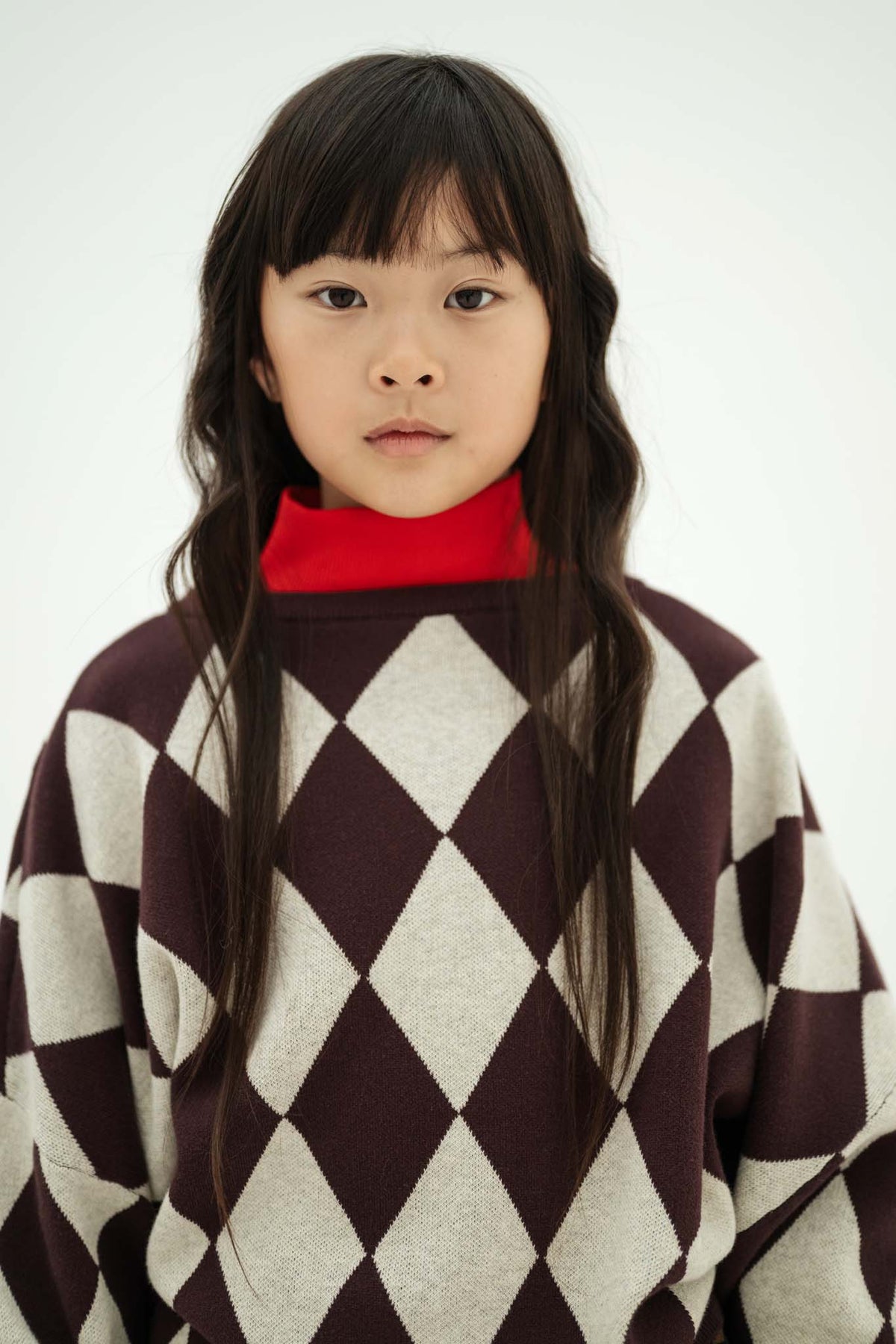turtle neck - firecracker red