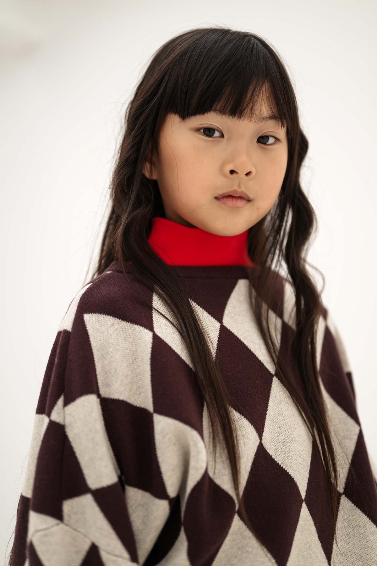 turtle neck - firecracker red