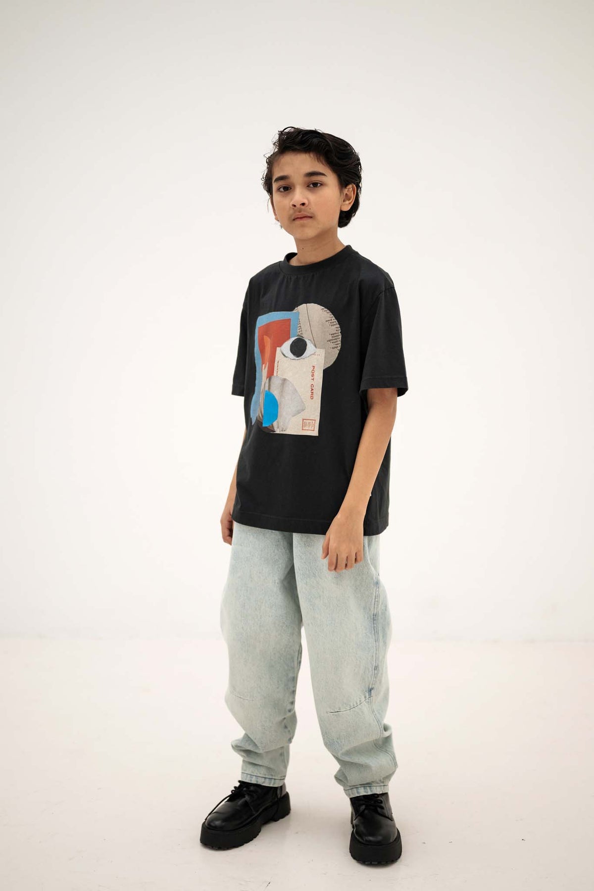 barrel pant - vintage mud blue