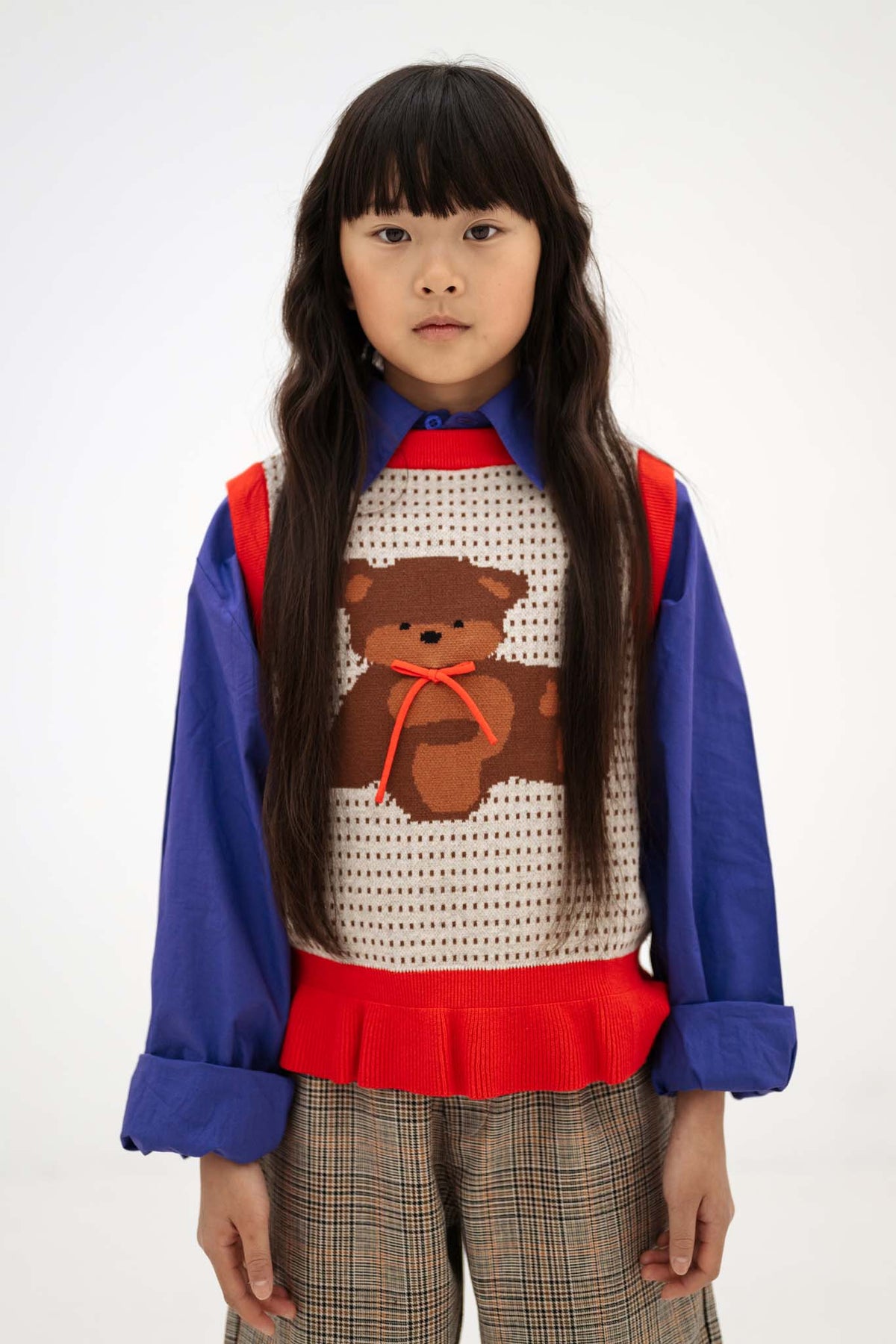 boxy blouse ls - orchid pop