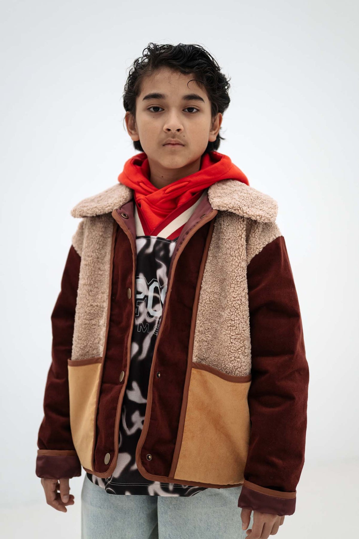 teddy jacket - mulberry rocket