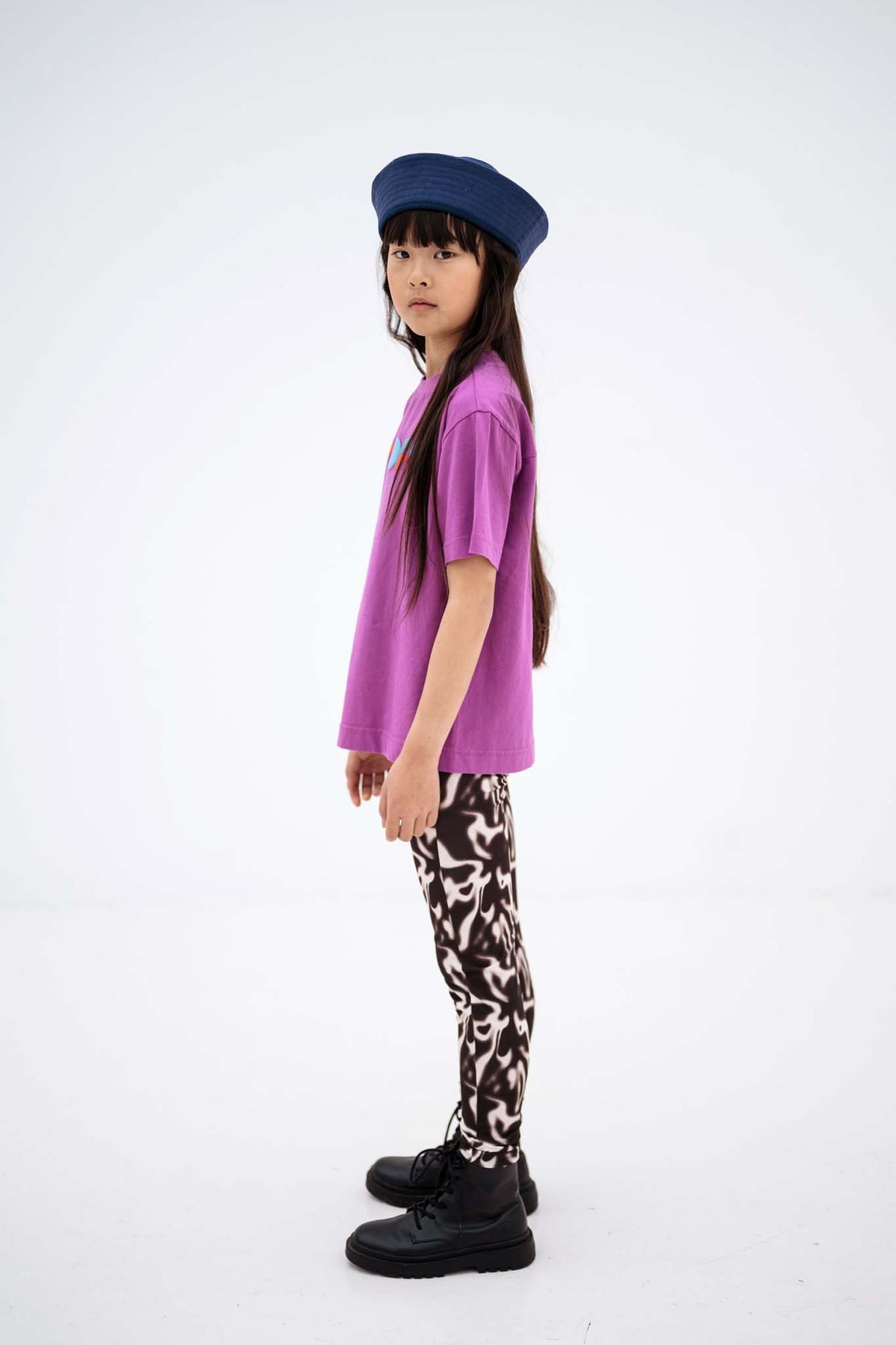 tee shirt - purple orchid