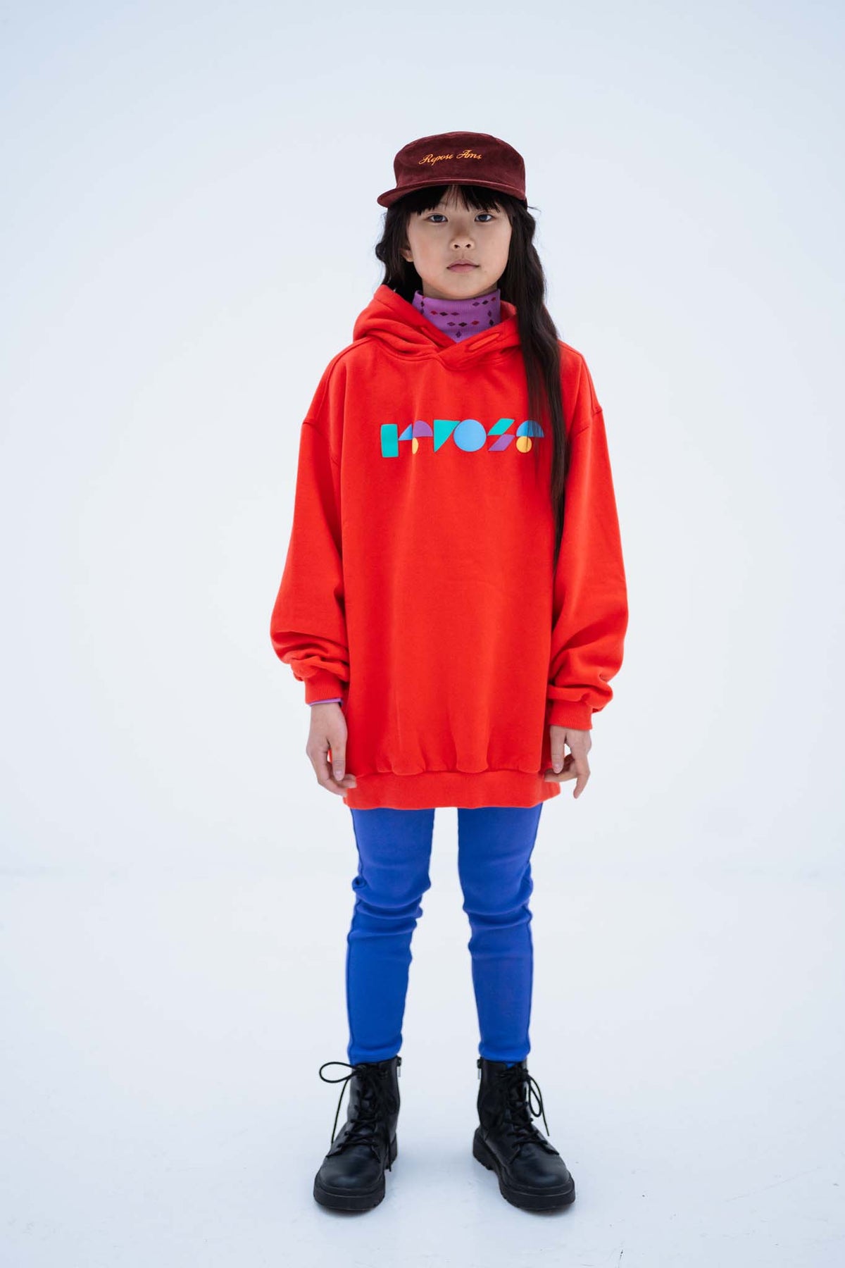 hoodie - firecracker red