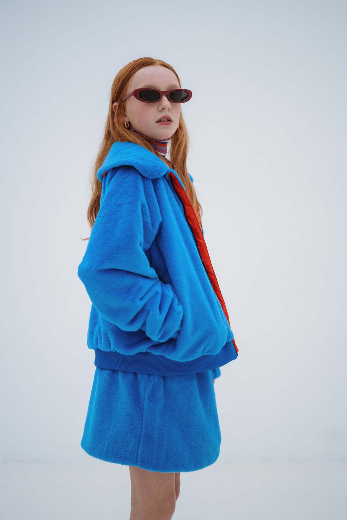 petite skirt - magic blue