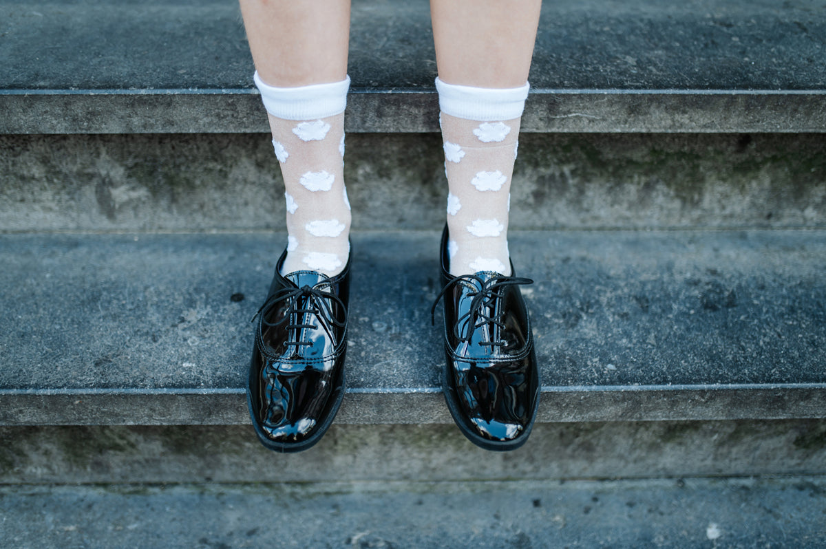 fancy socks - cloudy
