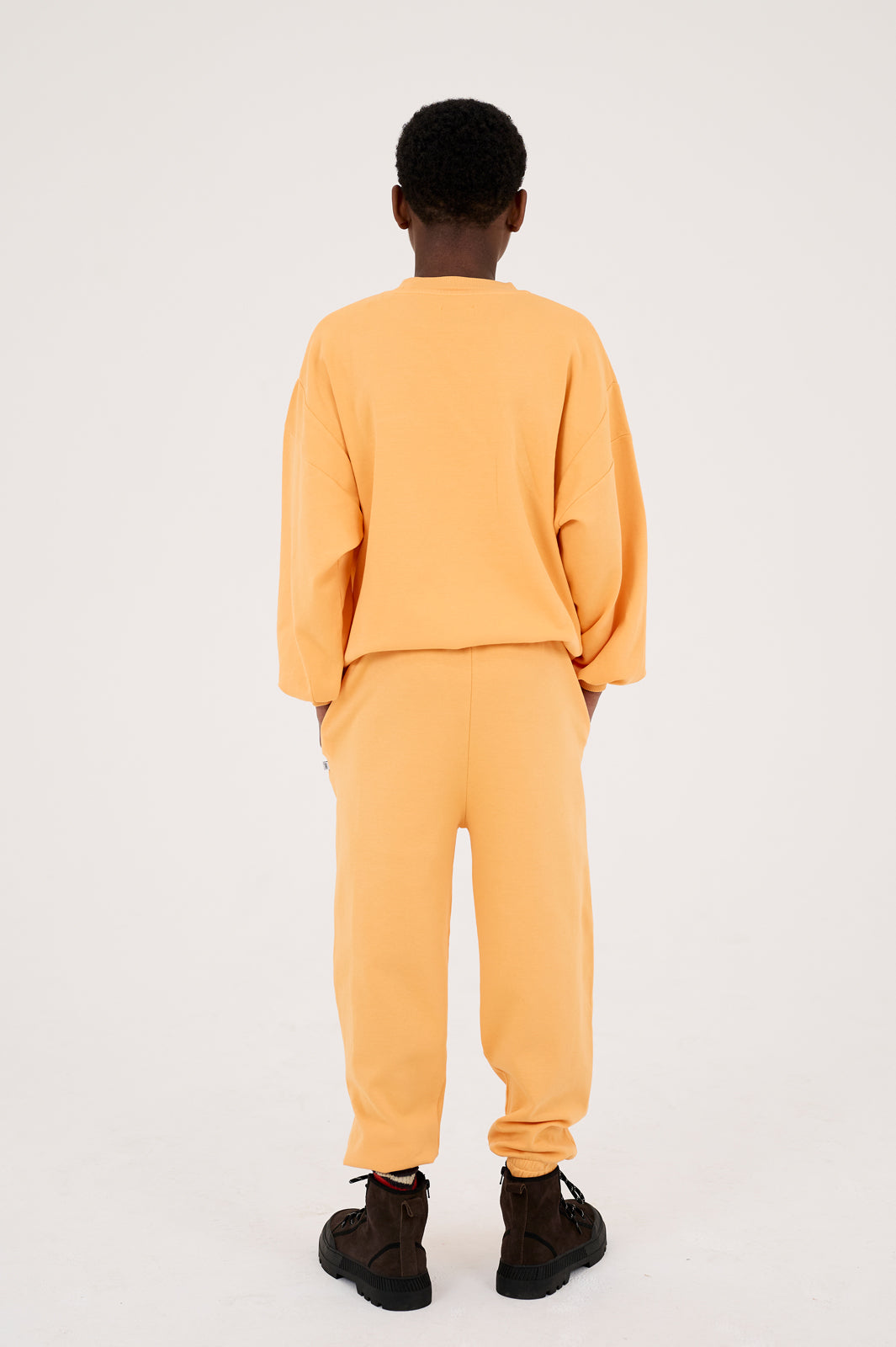 crewneck sweater - glory orange