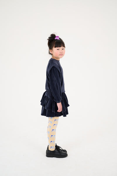 ruffle skirt - iron grey