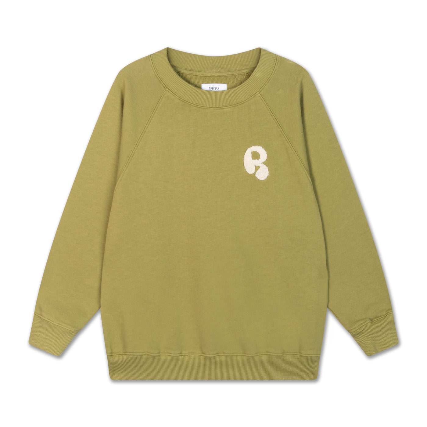 raglan sweater - green moss