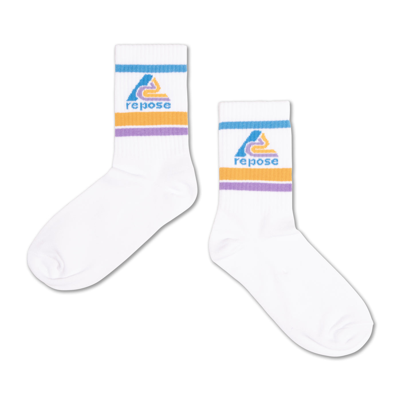 sporty socks - white logo