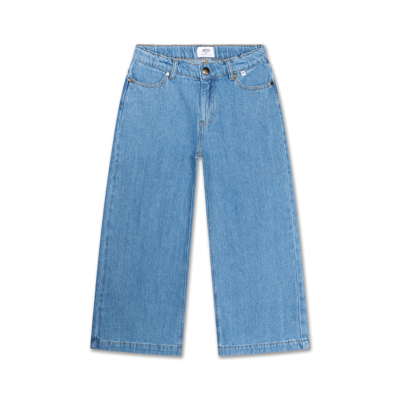 culotte pant - mid blue