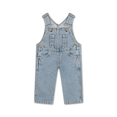 dungaree - mid washed blue