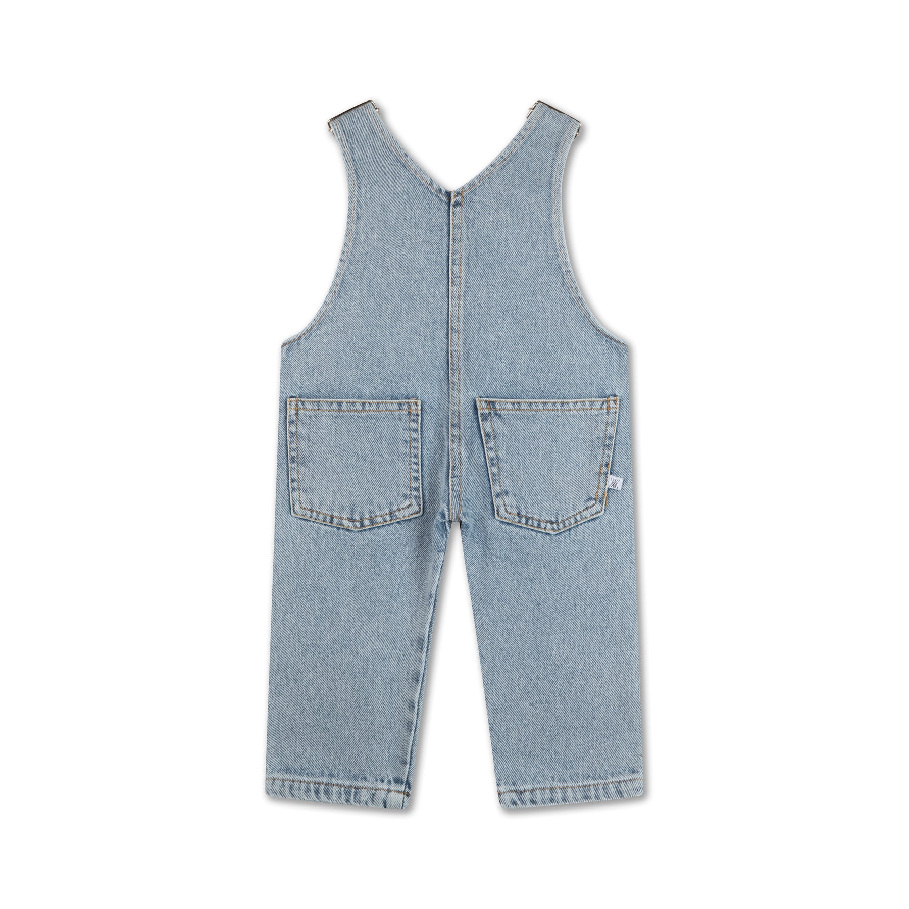 dungaree - mid washed blue