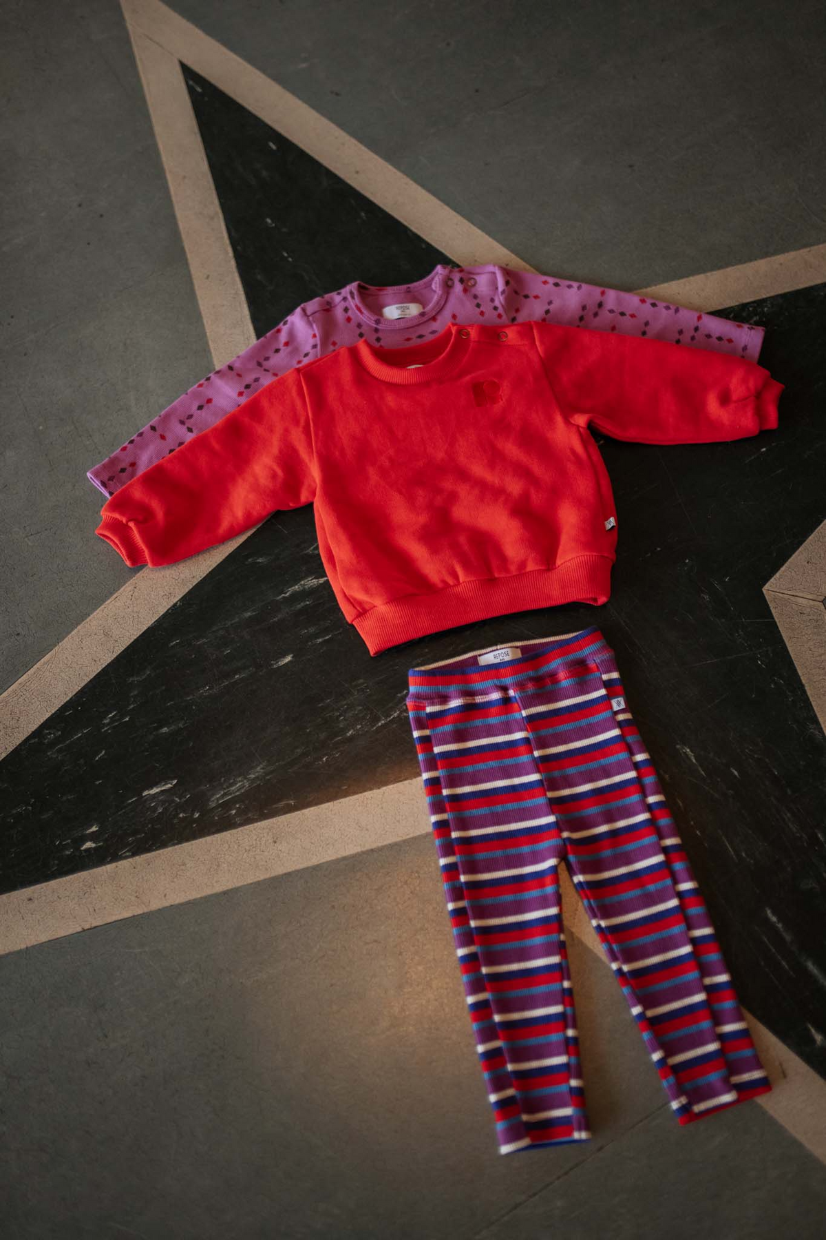 legging - multi colour stripe