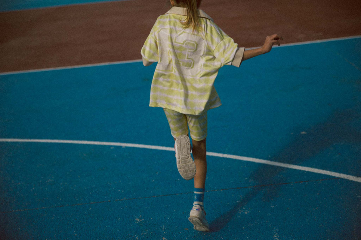 Sport jersey - fresh yellow tie dye