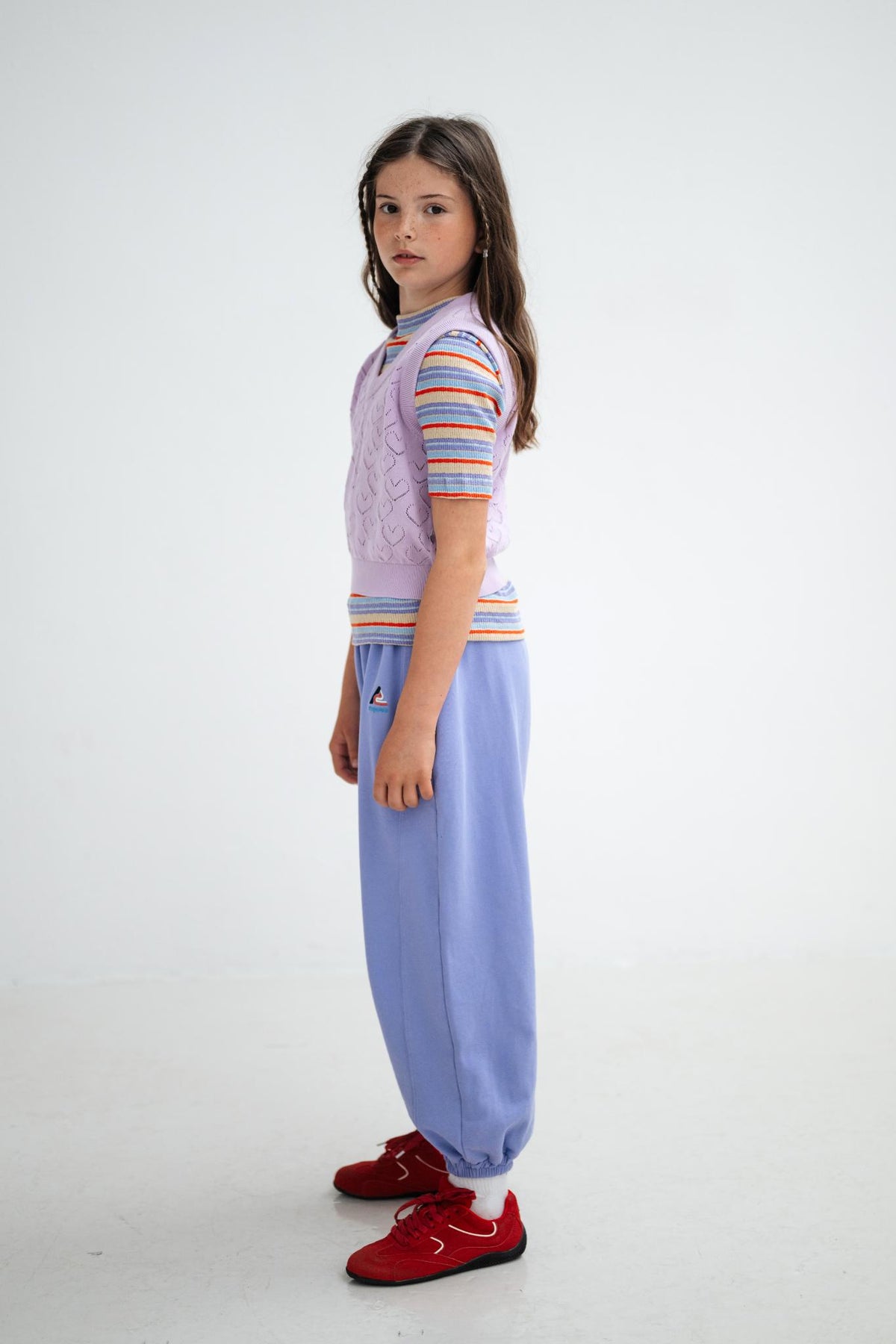 slim tee SS multi stripe