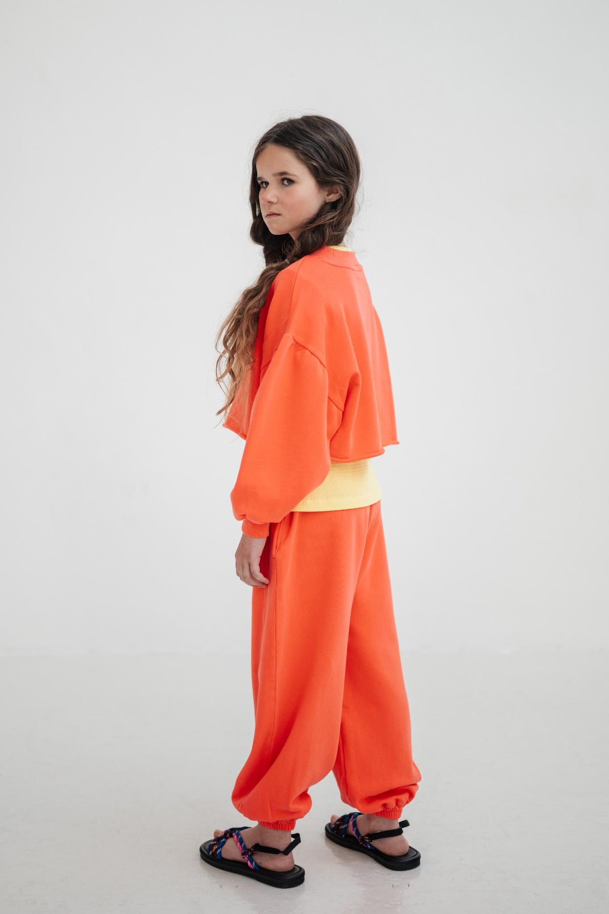 loose comfy pant - coral dusk