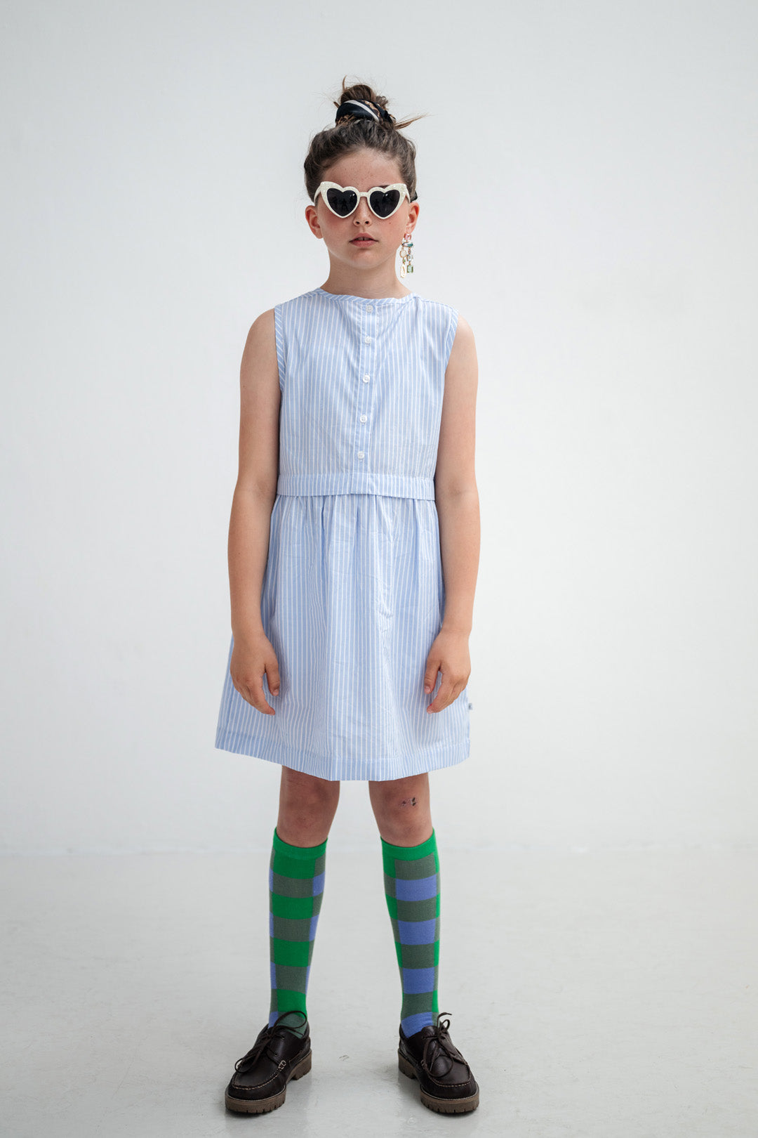 line dress - oxford stripe
