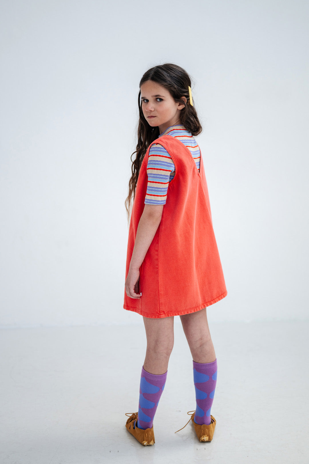 knee socks - soft harlequin bloom