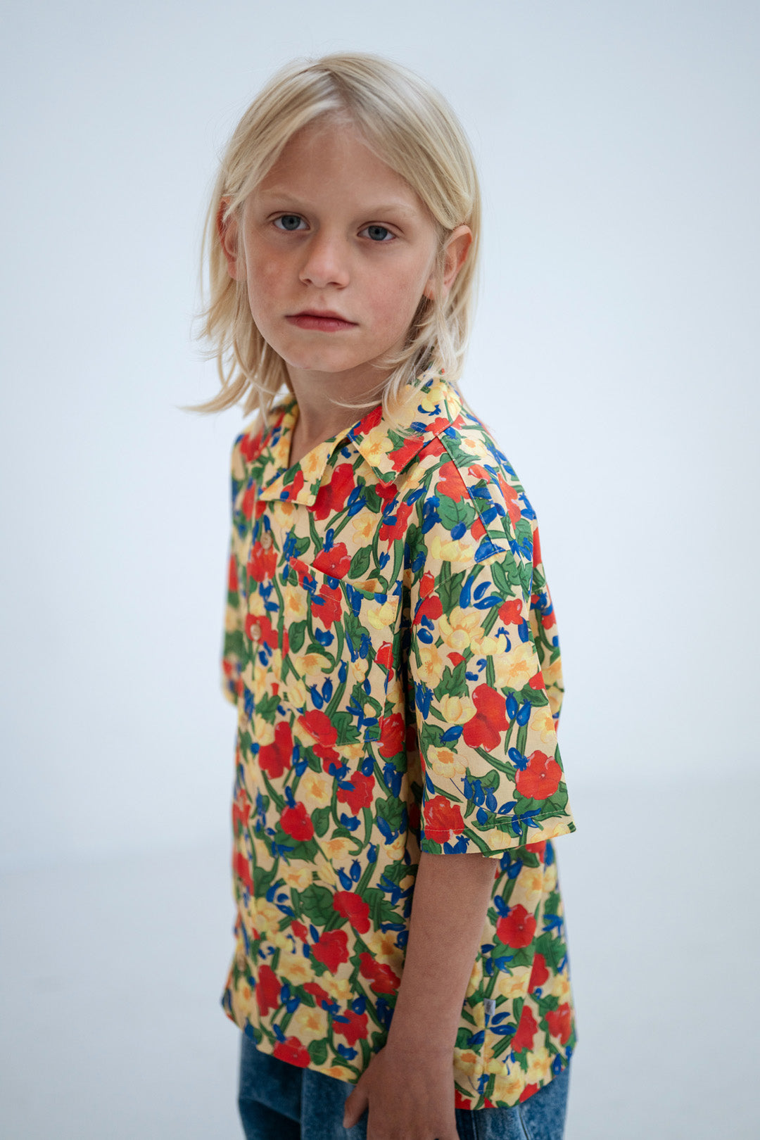 boxy shirt - wild flower