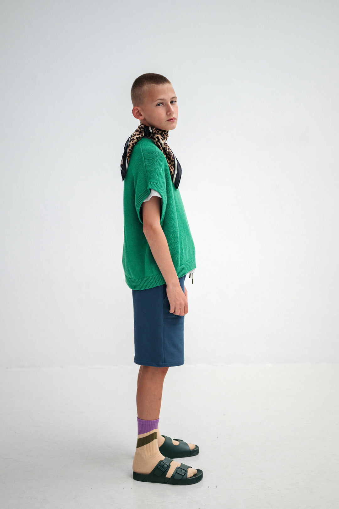 midi short - deep sea blue