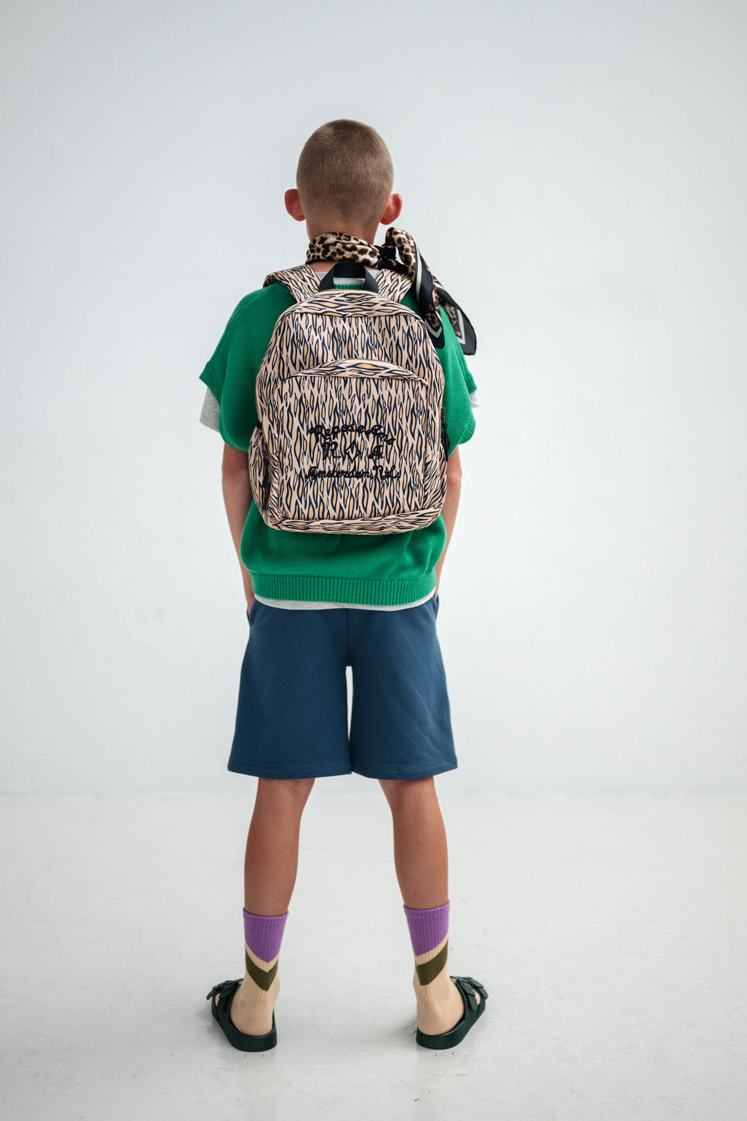 back pack - tiger flame
