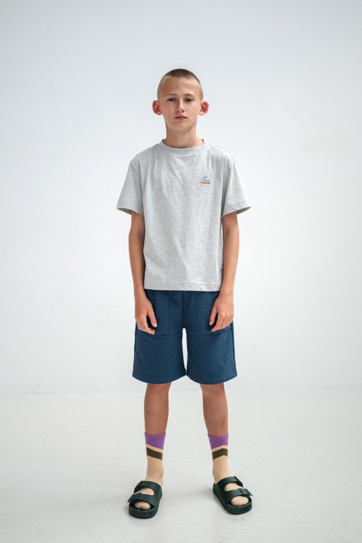 tee shirt - grey melange