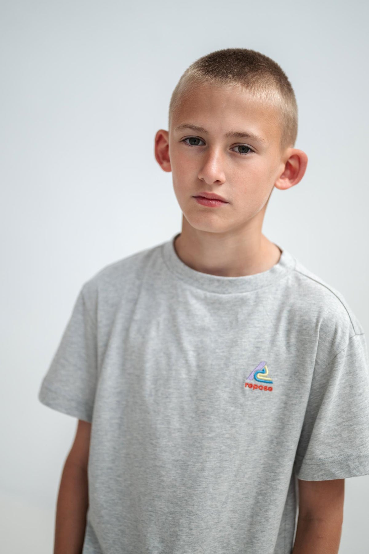 tee shirt - grey melange