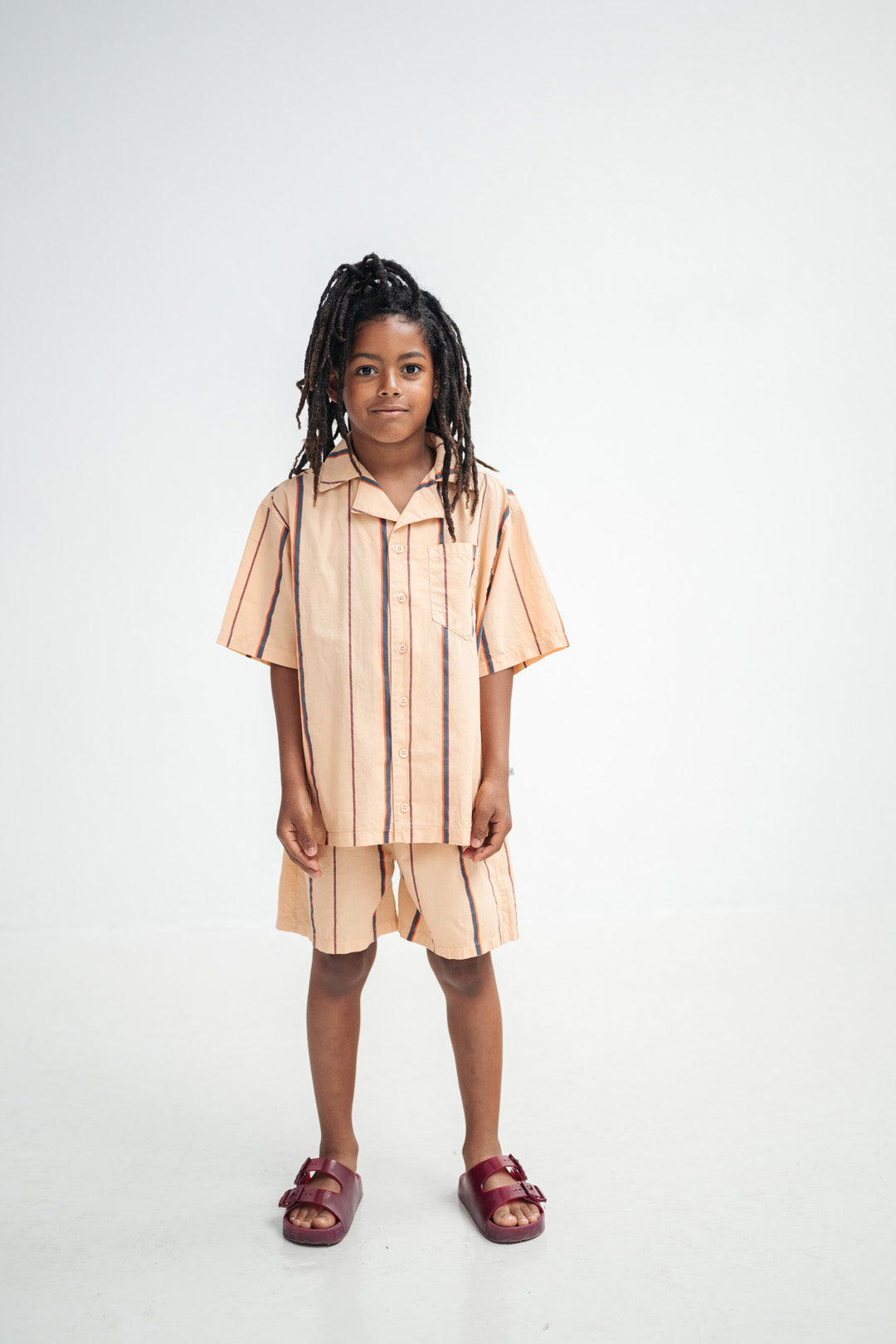 shorty - multi sand stripe