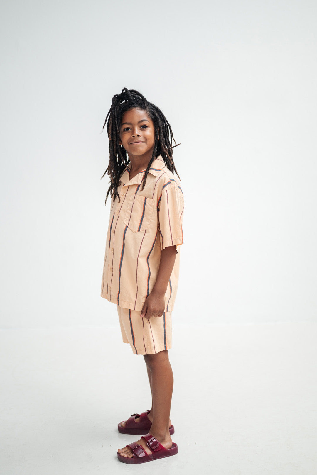 shorty - multi sand stripe