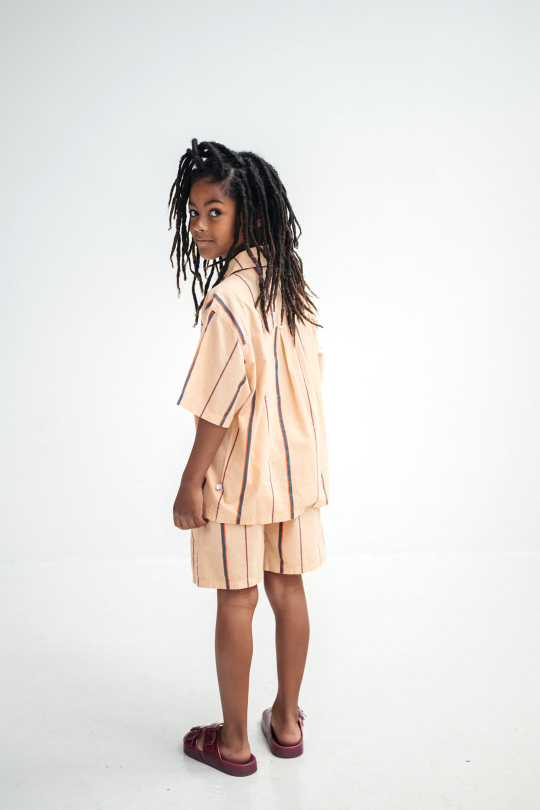 shorty - multi sand stripe