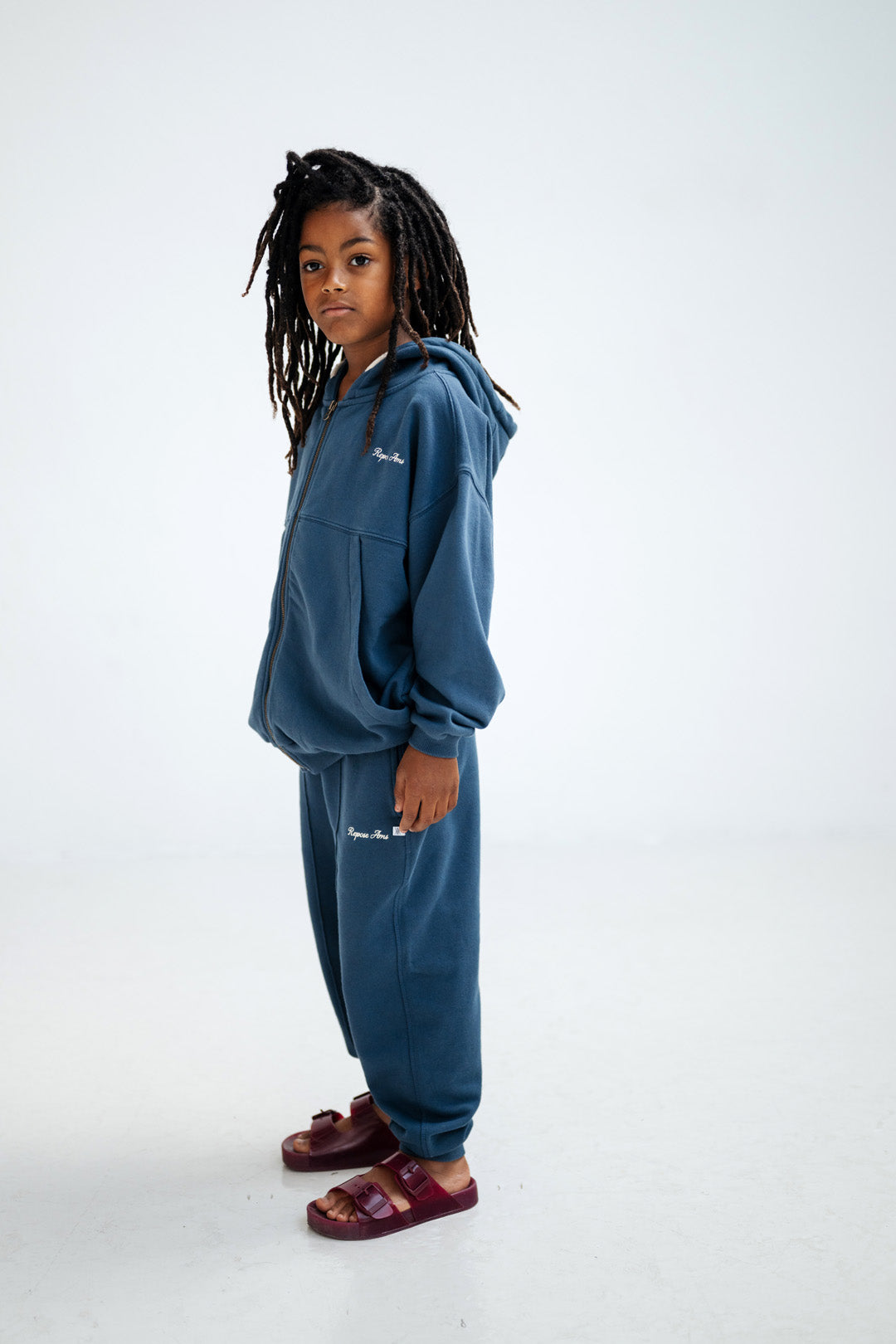 zip hoodie - deep sea blue