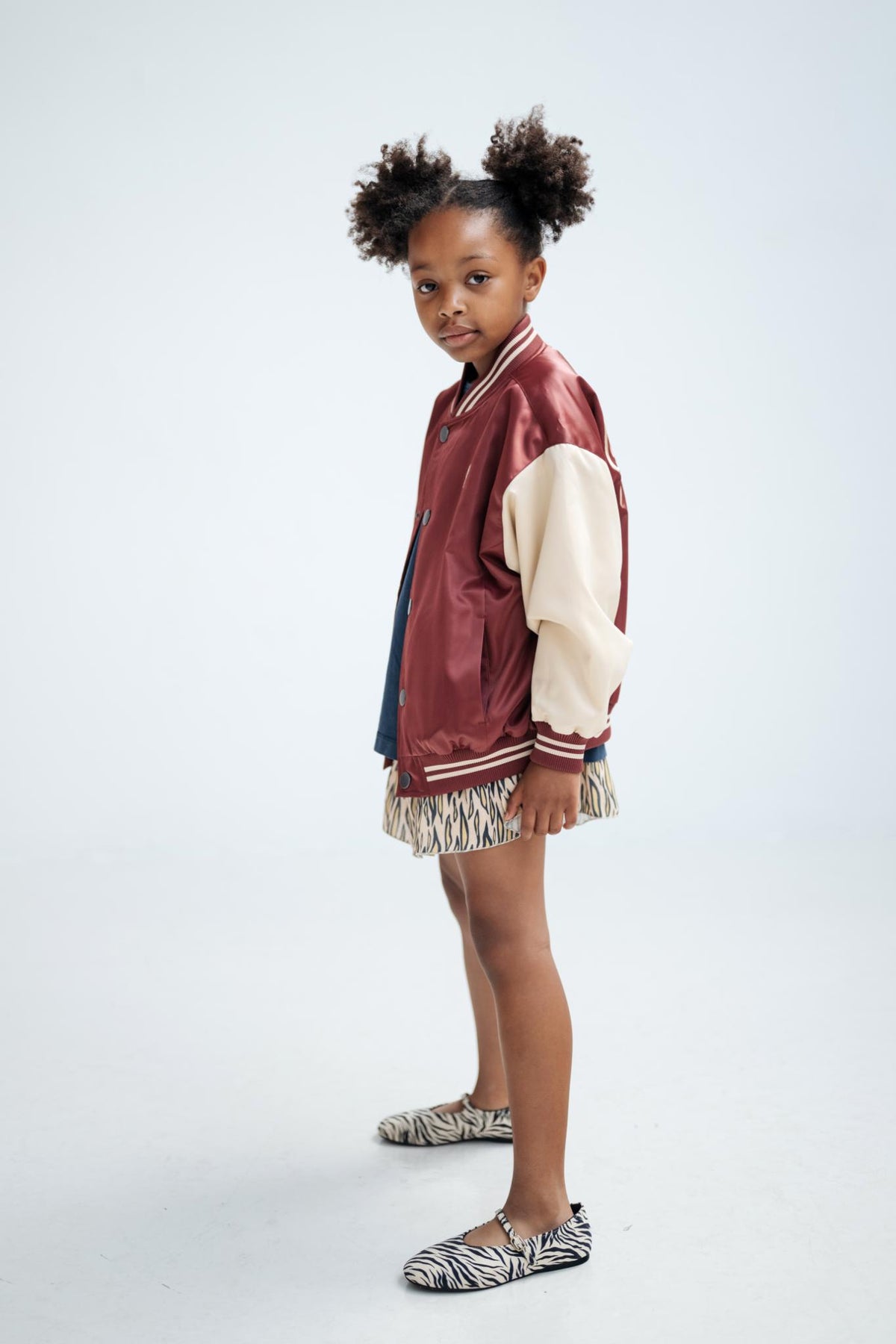 skirt short - tiger flame