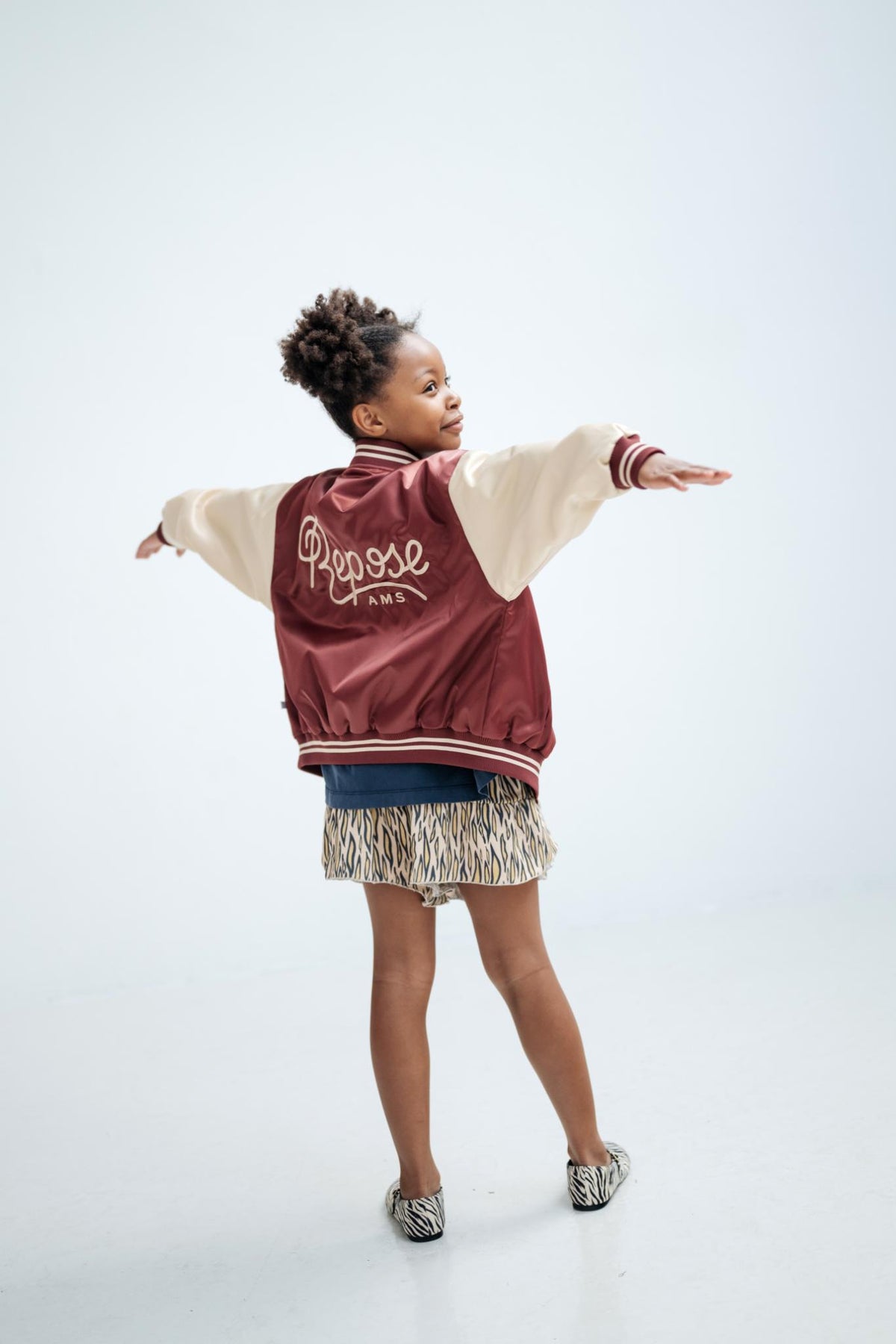 skirt short - tiger flame