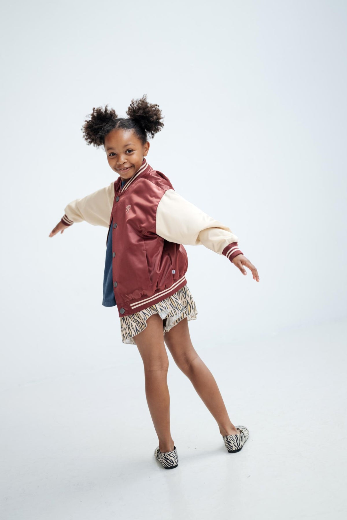 skirt short - tiger flame