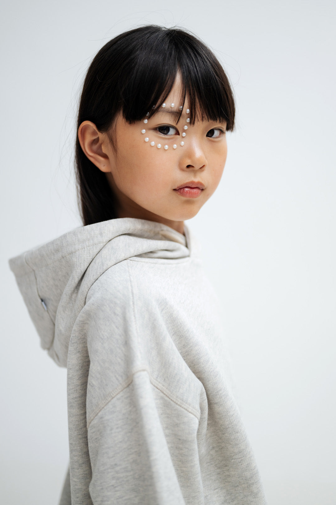 hoodie - light mixed cream