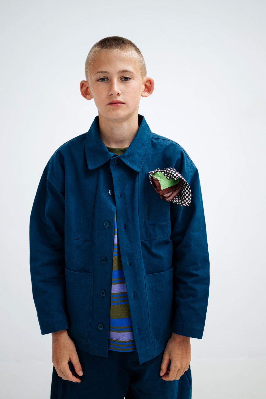 worker jacket - deep sea blue