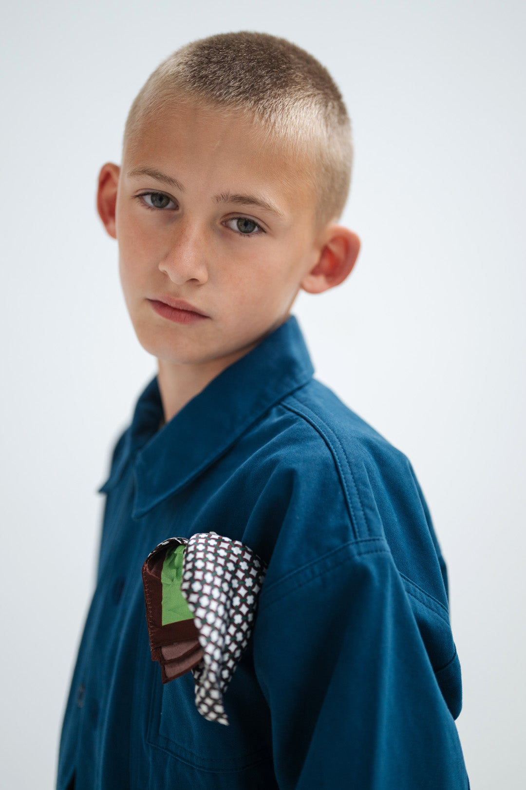 worker jacket - deep sea blue
