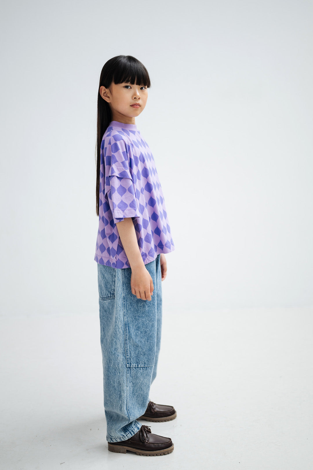 barrel pant - acid blue