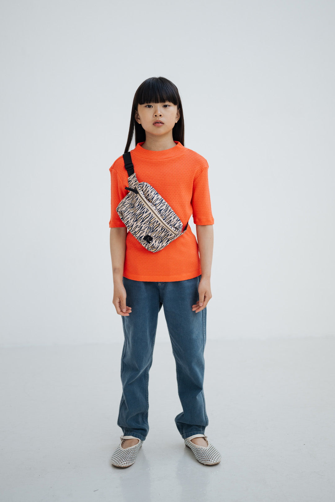 slim turtle neck SS - coral dusk