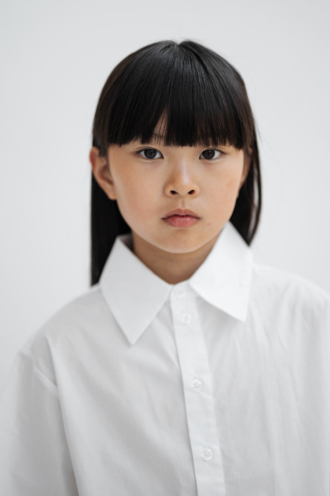 boxy blouse - crips white